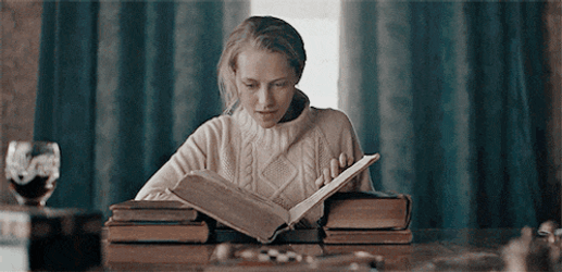 Diana Bishop Reading GIF