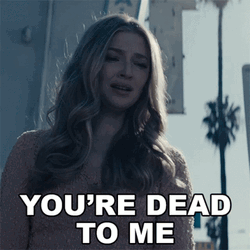 Diana Crying Says Youre Dead To Me GIF