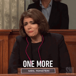 Dianne Feinstein Anotha One More GIF