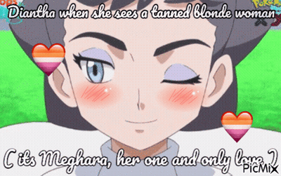 Diantha Sees Tanned Blonde Woman Meghara Her One And Only Love Picmix GIF