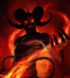 Diavolo In Hell Flames GIF