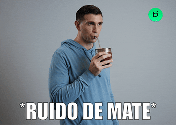 Dibu Emiliano Martinez Drinking GIF