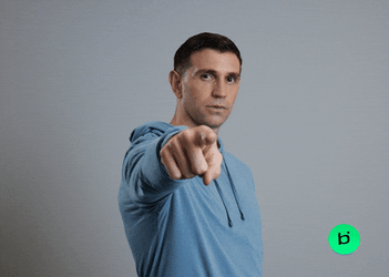 Dibu Emiliano Martinez Pointing Finger GIF