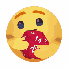 Dice Hug Emoji Cute Animation GIF