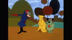Dick Dastardly Scolding Muttley GIF