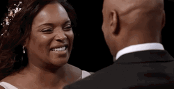 Dick Wolf Kisses His Bride GIF