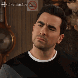 Did I Do That David Rose Schitts Creek GIF