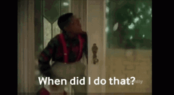 Did I Do That David Urkel Peeking GIF