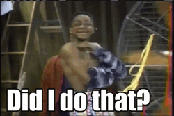 Did I Do That Guilty Steve Urkel GIF