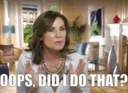 Did I Do That Luann De Lesseps GIF