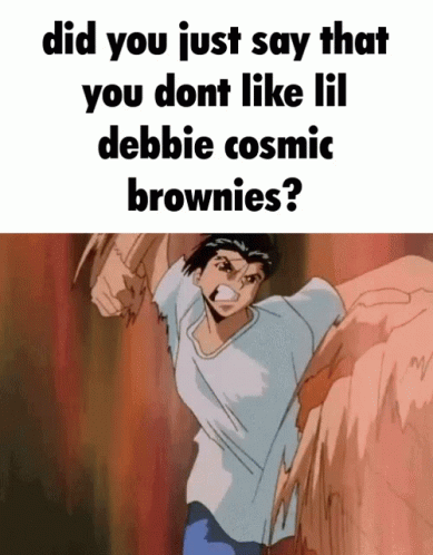 Did You Just Say You Don't Like Lil Debbie Cosmic Brownies GIF