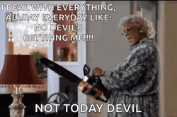 Did You Pray Today Meme Not Today Devil GIF