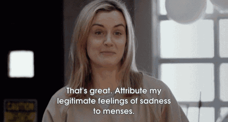 Did You Really Just Say "Menses"? GIF