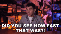 Did You See How Fast Shane Luis GIF