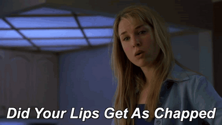 Did Your Lip Get As Chapped Me Myself And Irene  GIF