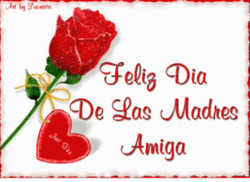 Die De Las Madres Amiga Greeting GIF