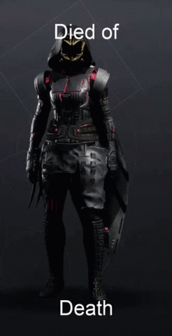 Died Of Death Video Character Meme GIF