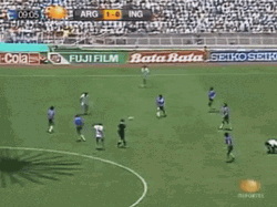 Diego Maradona Breathtaking Goal Score GIF