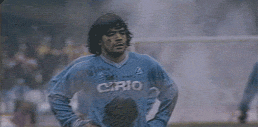 Diego Maradona Free Kick Score GIF