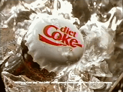 Diet Coke Bottle Cap With Ice GIF