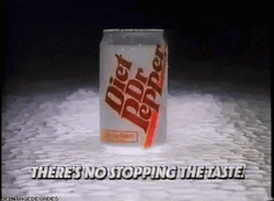 Diet Dr Pepper Vintage Commercial GIF