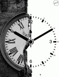 Different Half Ticking Clock GIF