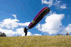Different Instances Of Paragliding