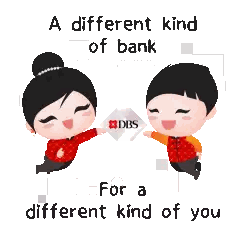 Different Kind Of Bank Cartoon Characters Sticker