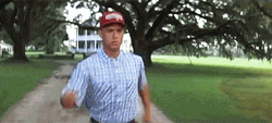 Different Movie Clips Of Run Forrest Run GIF