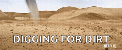 Digging For Dirt Poster Tornado Over Desert GIF