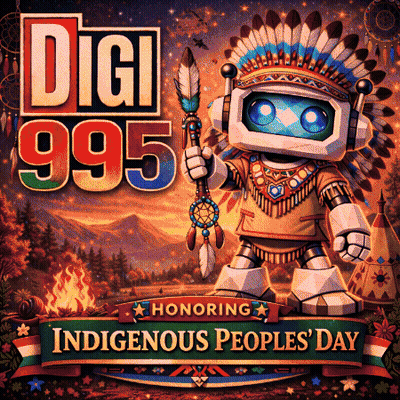 Digi 995 Honoring Indigenous Peoples Day Poster GIF