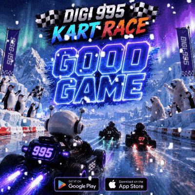 Digi 995 Kart Race Good Game Poster GIF