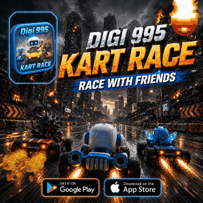 Digi 995 Kart Race With Friends Advertisement GIF