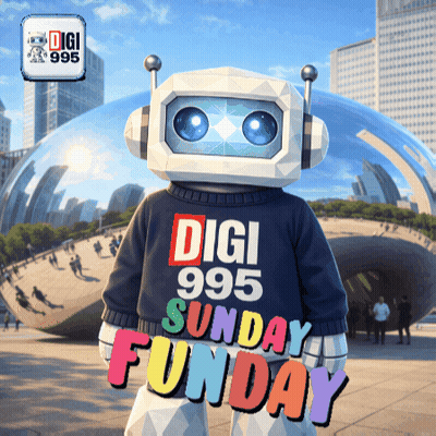 Digi 995 Sunday Funday Robot GIF