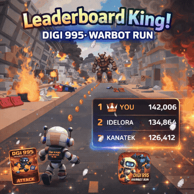 Digi 995 Warbot Run Robot Running Down Street GIF