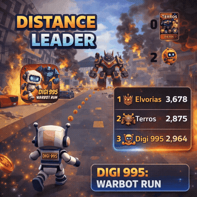 Digi 995 Warbot Run Screenshot GIF