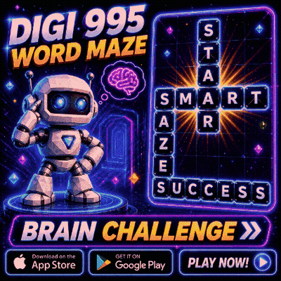 Digi 995 Word Maze Robot Advertisement GIF