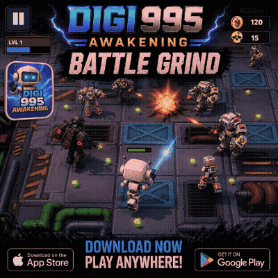 Digi995 Awakening Battle Grind GIF