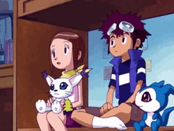 Digimon Who Me GIF