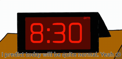 Digital Clock Showing 8:30 GIF