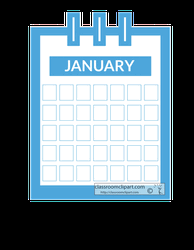 Digital Cute Minimalist Calendar