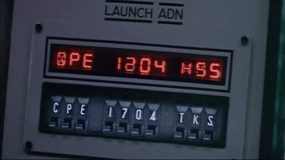 Digital Display Saying Launch And XPE1804 RMS GIF