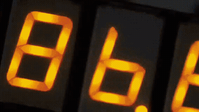 Digital Display Showing 8.8 GIF