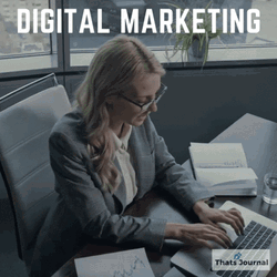 Digital Marketing Business Woman Suits GIF