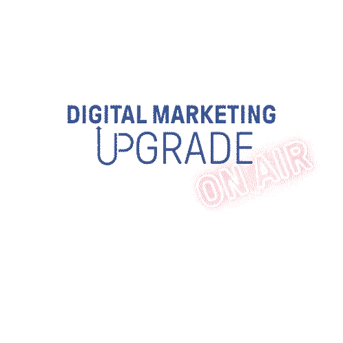 Digital Marketing Upgrade Sign Sticker