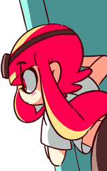 Diives Squid Splatoon Angry Blush GIF