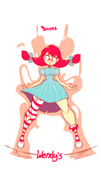 Diives Wendy's Angry Fired Up GIF