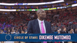 Dikembe Mutombo Nba Playoffs Hello GIF