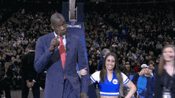Dikembe Mutombo Scored By A Lady GIF