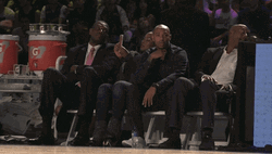 Dikembe Mutombo Watching The Game GIF